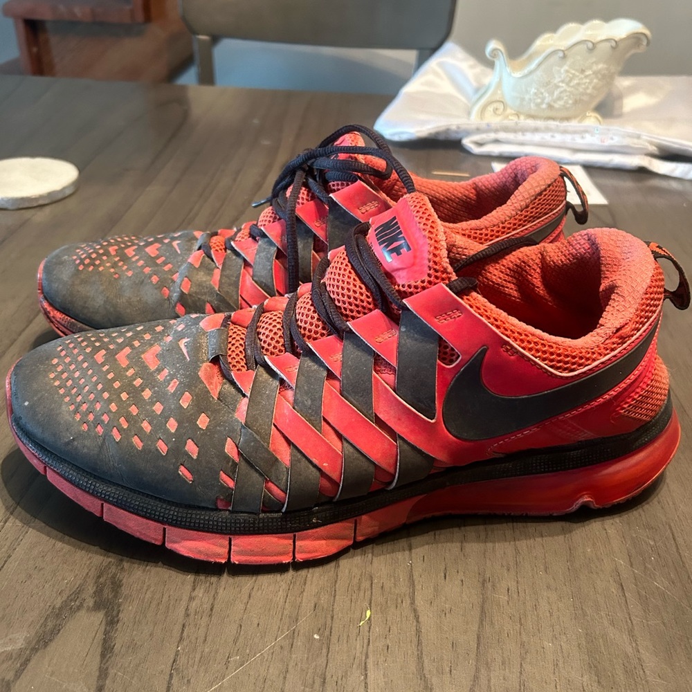 Nike Red and Black Men’s 12 Athletic Shoe